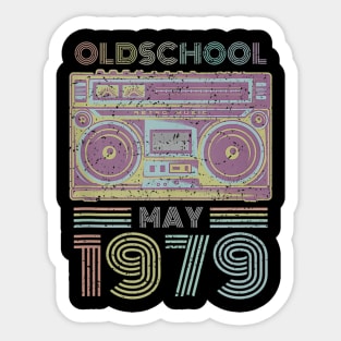 41st Birthday Gift May 1979 Forty One Years Old Sticker